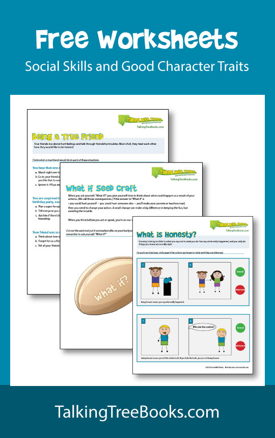 Free printable character education worksheets