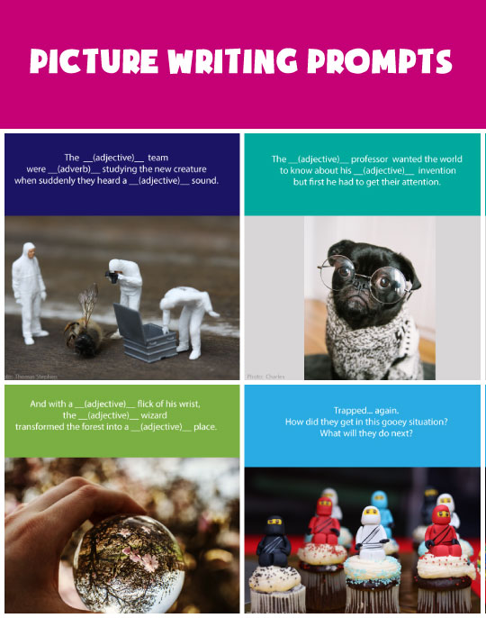 Picture writing prompts for kids