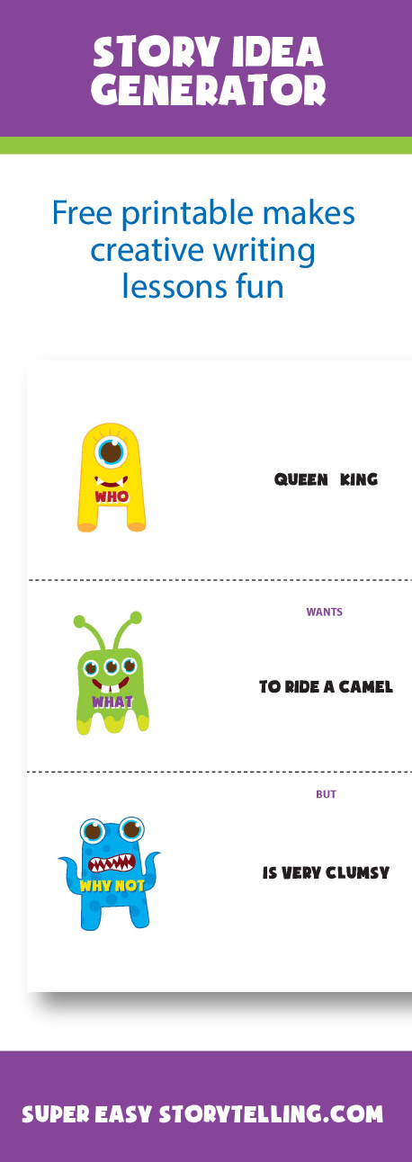 Print a free story ideas generator for kids Free story ideas generator